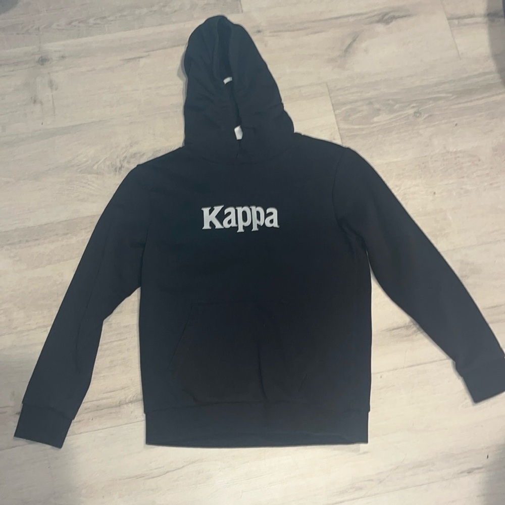Boys black Kappa Hoodie NWOT